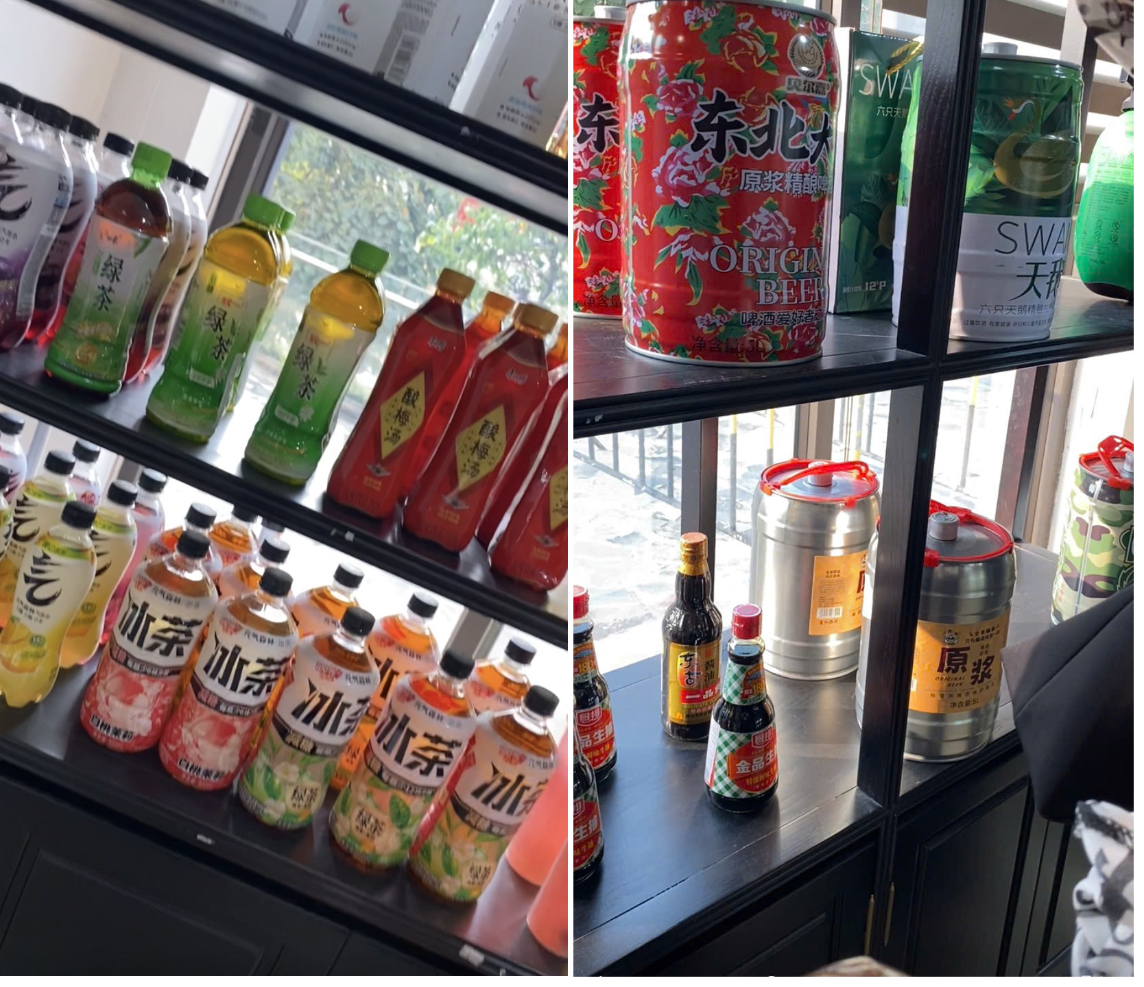 Ngoài các sản phẩm trong nước, tại đây còn bán nhiều sản phẩm nước ngoài Ngoài các sản phẩm trong nước, tại đây còn bán nhiều sản phẩm nước ngoài