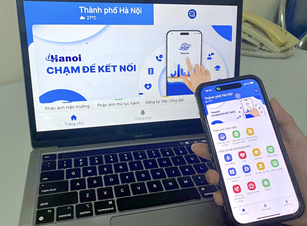 Hà Nội nâng cao hiệu quả phục vụ người dân trên nền tảng iHanoi