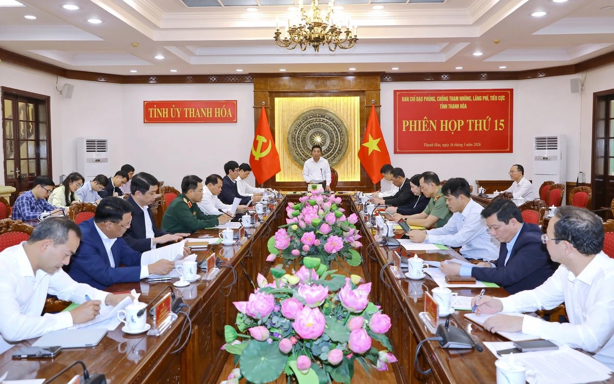 Thanh Hóa: Ban Chỉ đạo phòng, chống tham nhũng, lãng phí, tiêu cực triển khai nhiệm vụ trọng tâm quý II