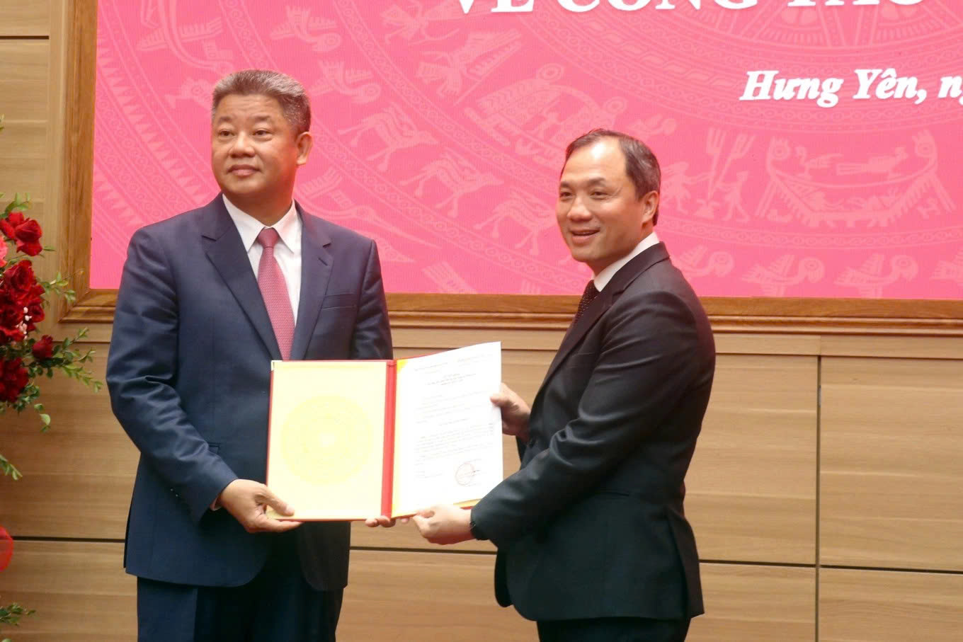 Ông Nguyễn Mạnh Quyền được chỉ định giữ chức Phó Bí thư Tỉnh ủy Hưng Yên