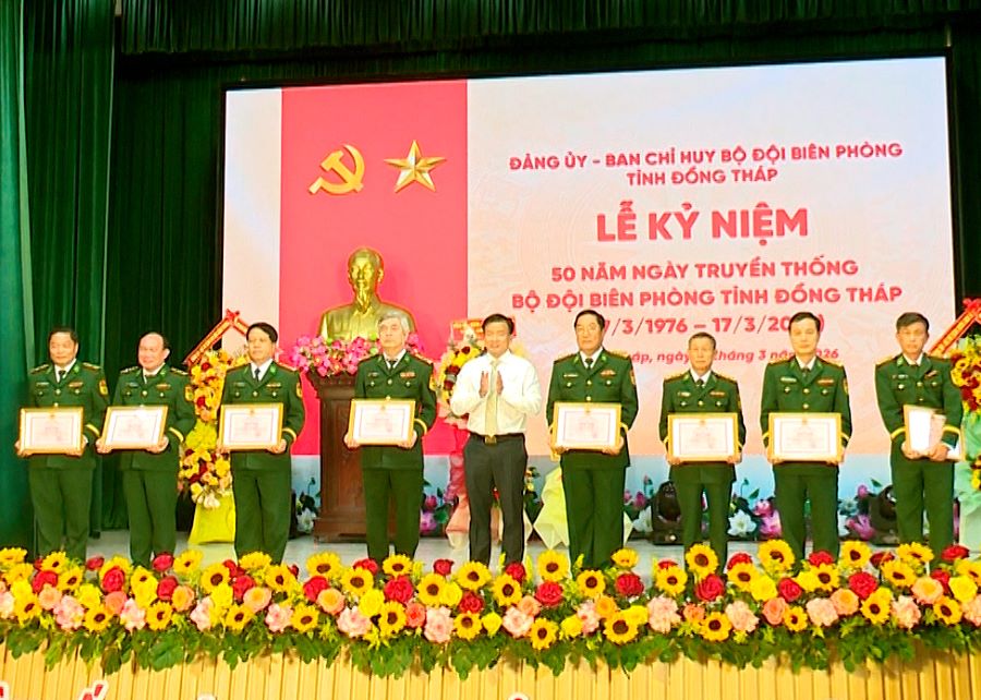 Bộ đội Biên phòng Đồng Tháp: 50 năm xây dựng, chiến đấu và trưởng thành