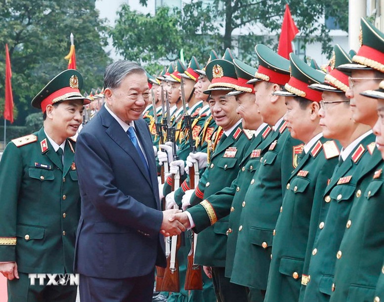 Tổng Bí thư Tô Lâm: Học viện Kỹ thuật quân sự phát huy mạnh mẽ tinh thần “Đoàn kết, bản lĩnh; đổi mới, sáng tạo; trí tuệ, phát triển”