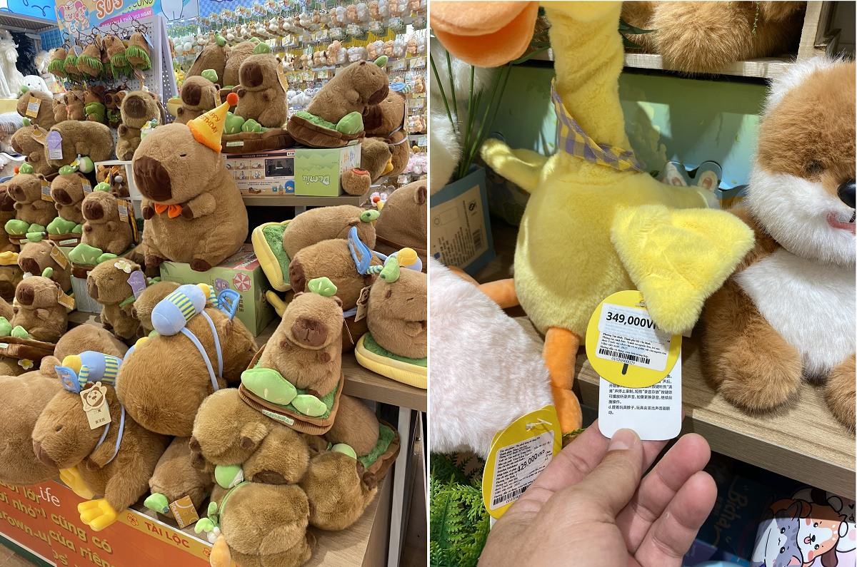 Ghi nhận tương tự đối với c&aacute;c sản phẩm gấu b&ocirc;ng