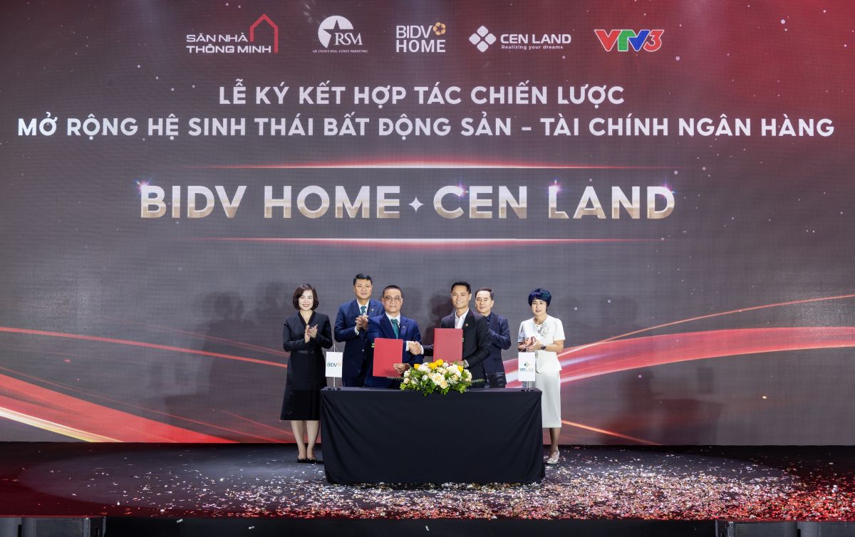 BIDV Home và Cen Land hợp tác chiến lược mở rộng hệ sinh thái Bất động sản - Tài chính ngân hàng BIDV Home và Cen Land hợp tác chiến lược mở rộng hệ sinh thái Bất động sản - Tài chính ngân hàng