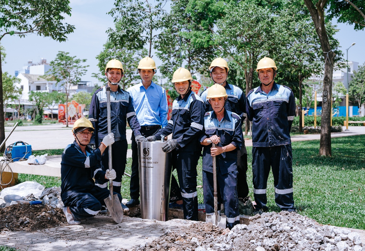 Cấp nước Thủ Đức tiếp tục lắp miễn phí trụ nước uống tại vòi