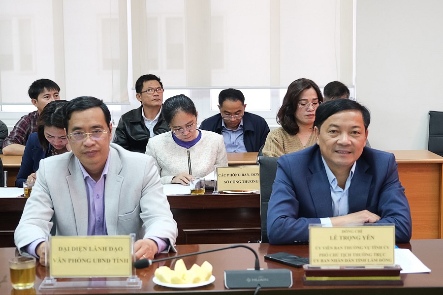 Đồng ch&iacute; L&ecirc; Trọng Y&ecirc;n, Ủy vi&ecirc;n Ban Thường vụ Tỉnh ủy, Ph&oacute; Chủ tịch Thường trực UBND tỉnh dự