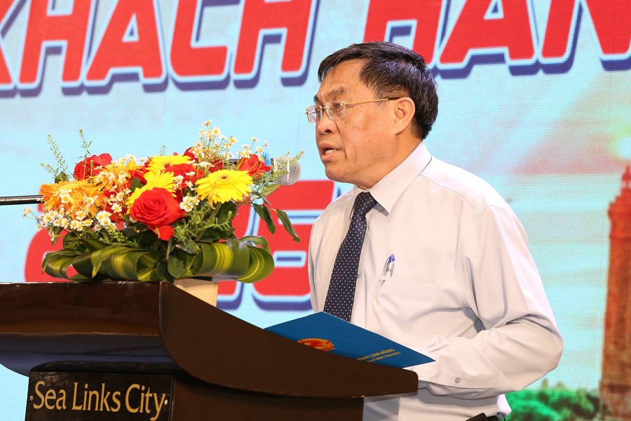 Đồng ch&iacute; V&otilde; Ngọc Hiệp, Ph&oacute; Chủ tịch UBND tỉnh ph&aacute;t biểu tại hội nghị