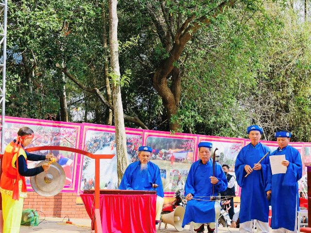 Đặc sắc giao lưu c&aacute;c trống tế tại Lễ hội Đền Đức Ho&agrave;ng năm 2026.