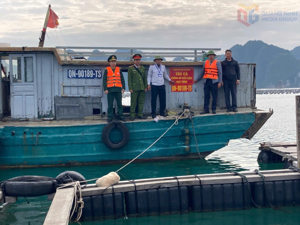 Quảng Ninh tăng cường kiểm soát, xử lý vi phạm về quy định đánh bắt hải sản trên biển