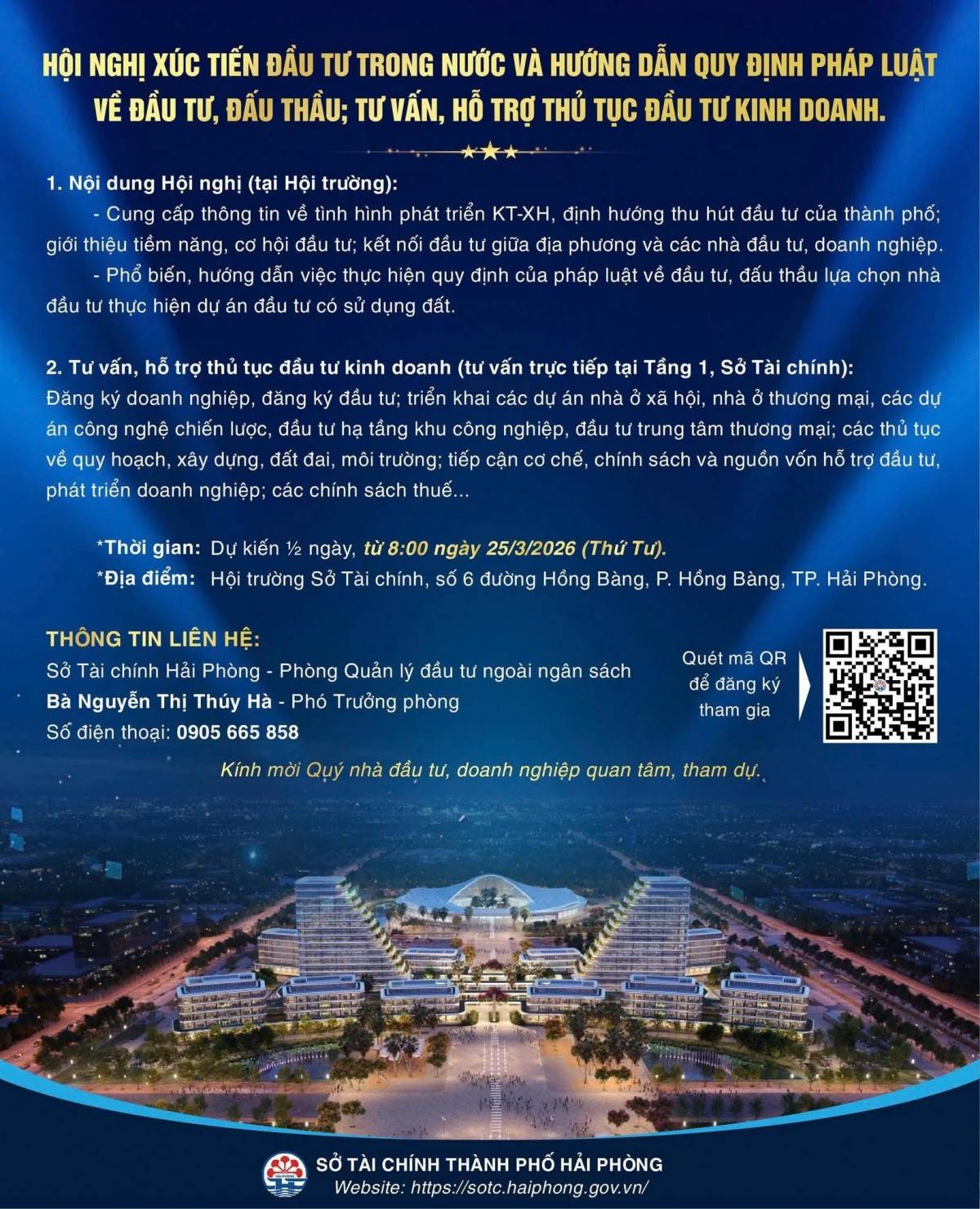 Hải Phòng tăng tốc xúc tiến đầu tư, tháo gỡ vướng mắc cho doanh nghiệp