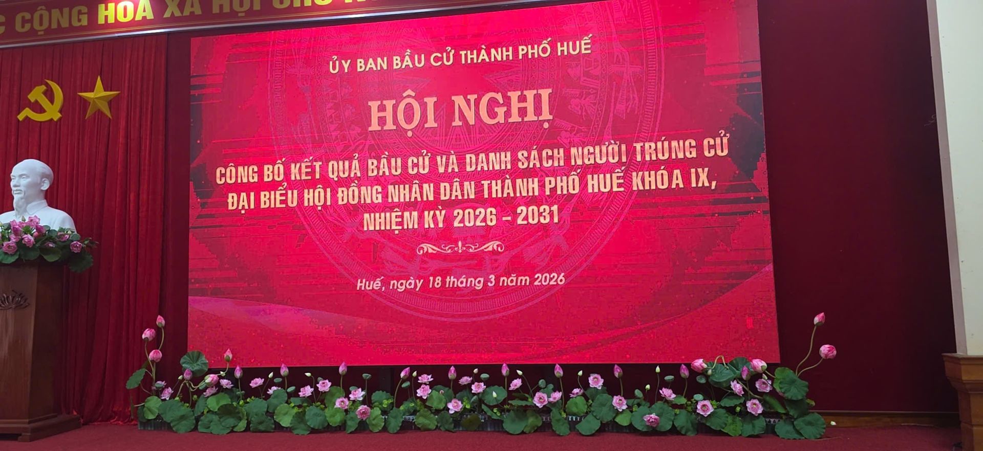 Huế: Công bố danh sách 53 người trúng cử đại biểu HĐND khóa IX