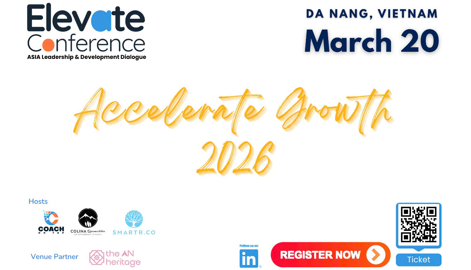 ELEVATE 2026: Diễn đàn lãnh đạo châu Á trong kỷ nguyên tăng trưởng mới tại Đà Nẵng, Việt Nam