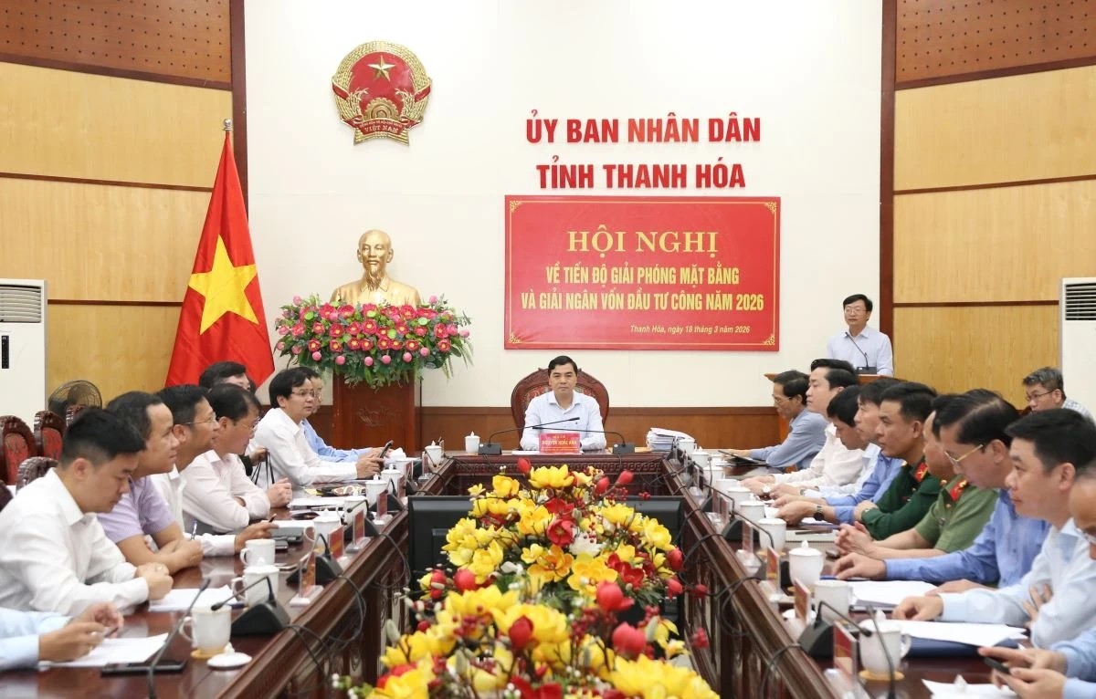 Thanh Hóa: Tập trung đẩy nhanh tiến độ giải phóng mặt bằng và giải ngân vốn đầu tư công