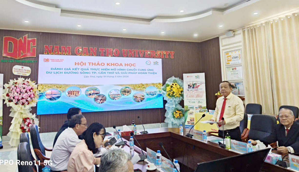 Quảng cảnh Hội thảo khoa học Du lịch đường s&ocirc;ng