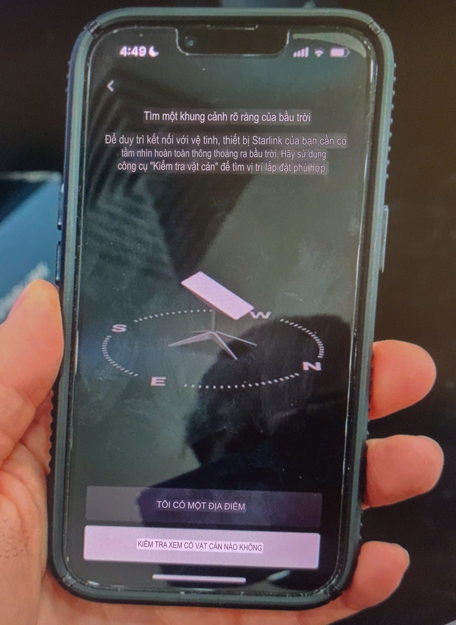 Sử dụng phần mềm để kiểm tra tầm hoạt động của ăng-ten c&oacute; bị che khuất kh&ocirc;ng