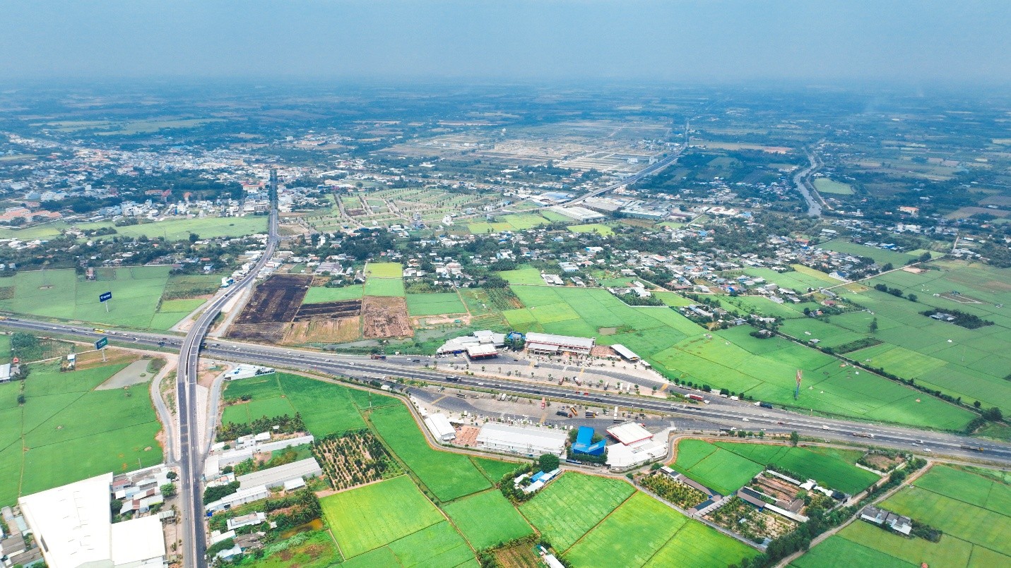 Cao tốc và Vành đai kết nối hoàn thiện: Bất động sản Trung tâm Thủ Thừa “tăng nhiệt” theo cú hích hạ tầng