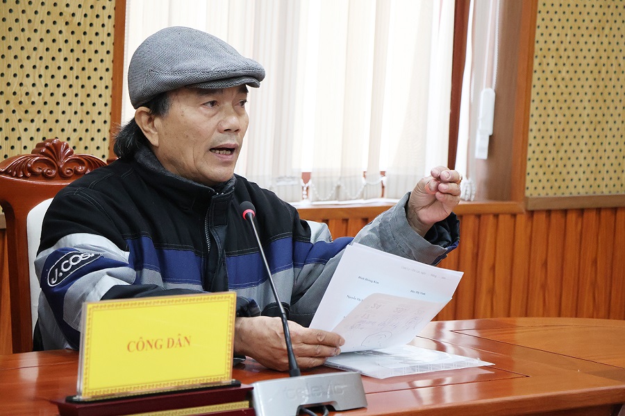 Ông Nguyễn Hải kiến nghị tại buổi tiếp công dân định kỳ tháng 3/2026 Ông Nguyễn Hải kiến nghị tại buổi tiếp công dân định kỳ tháng 3/2026