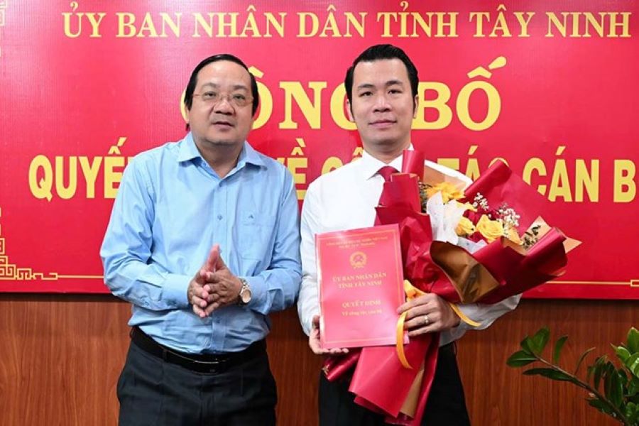 Tây Ninh kiện toàn lãnh đạo, bổ nhiệm Giám đốc Sở Công Thương