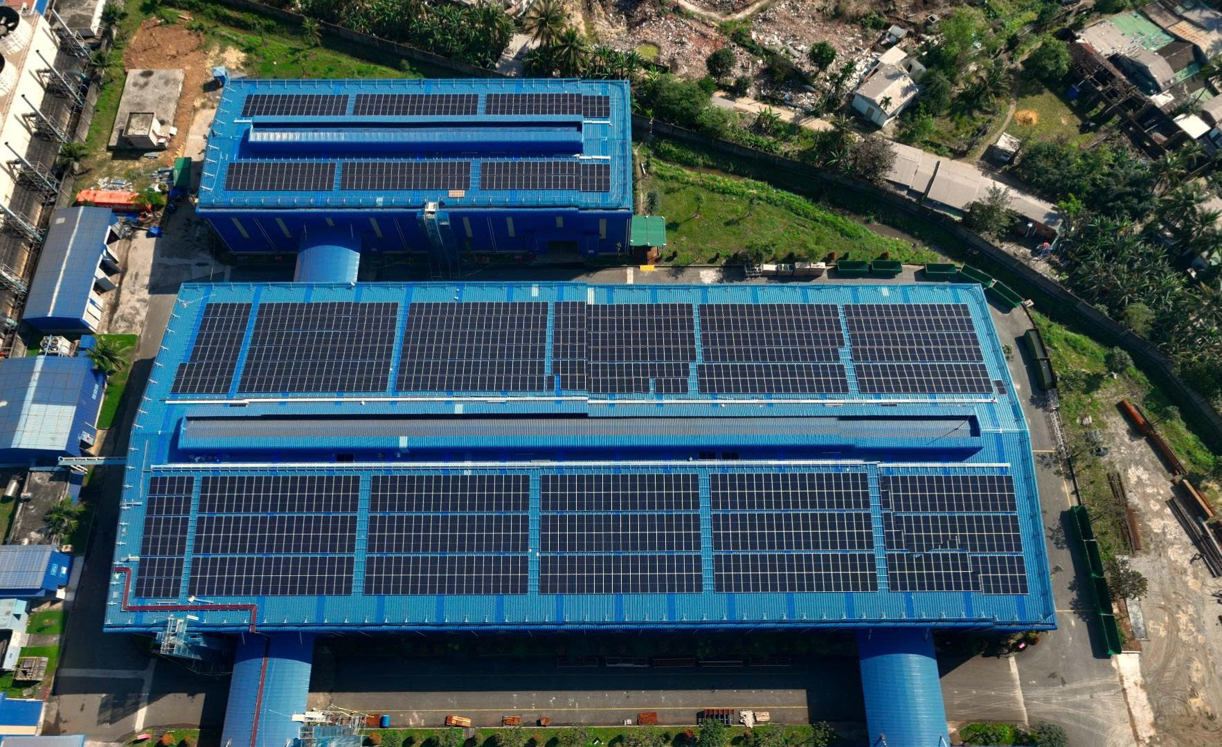 Thép Hòa Phát Dung Quất khởi công phân kỳ 2 của Dự án Hệ thống điện mặt trời áp mái