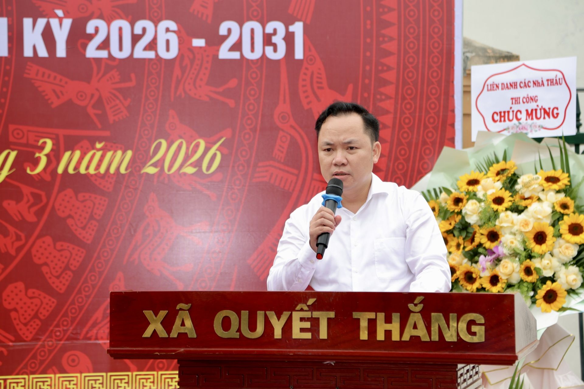Xã Quyết Thắng khởi công các Dự án đầu tư công năm 2026