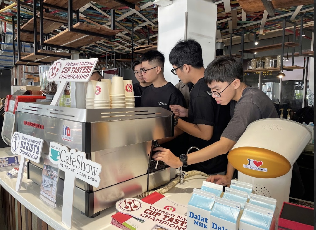 Workshop mở màn chuỗi giải đấu barista tại cafe show & tea show Vietnam 2026