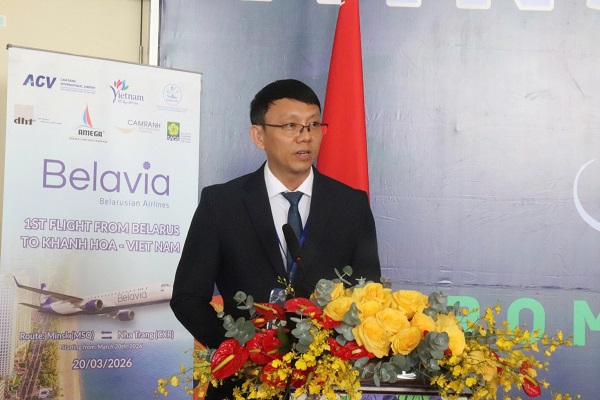 Ông Nguyễn Thanh Hà- Phó Chủ tịch UBND tỉnh Khánh Hòa phát biểu Ông Nguyễn Thanh Hà- Phó Chủ tịch UBND tỉnh Khánh Hòa phát biểu