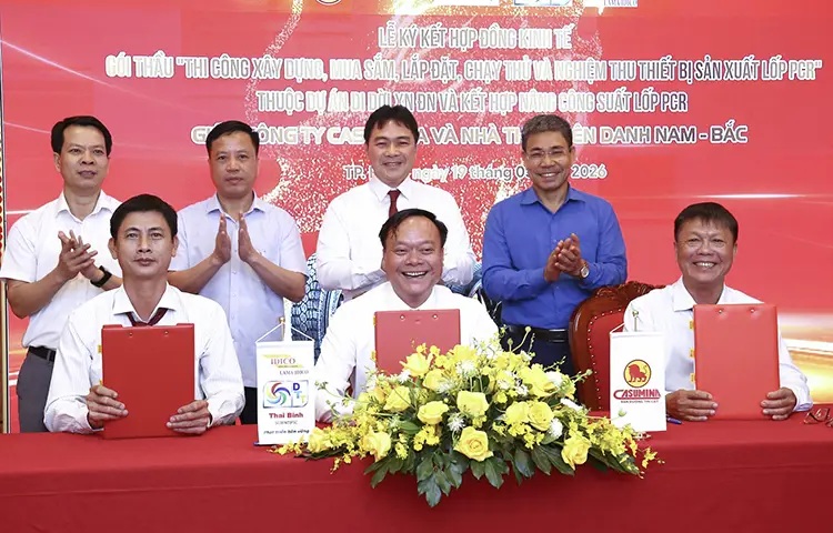 CASUMINA ký gói thầu 281 tỷ đồng, khởi động bước đi quan trọng trong kế hoạch nâng công suất lốp PCR