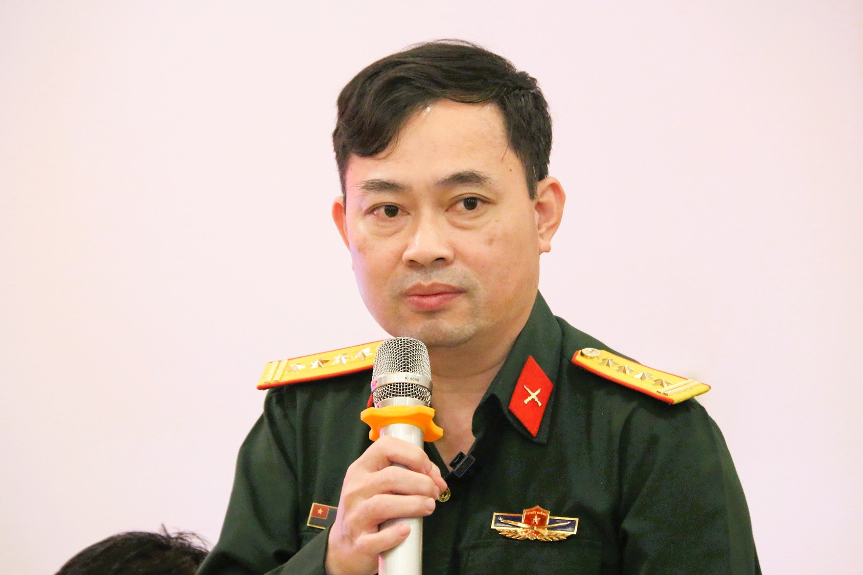 Đại tá Đỗ Thành Tâm, Thư ký Ban Tuyển sinh quân sự, thông tin về kỳ thi Đánh giá năng lực QDA năm 2026. (Ảnh: Thanh Hùng) Đại tá Đỗ Thành Tâm, Thư ký Ban Tuyển sinh quân sự, thông tin về kỳ thi Đánh giá năng lực QDA năm 2026. (Ảnh: Thanh Hùng)