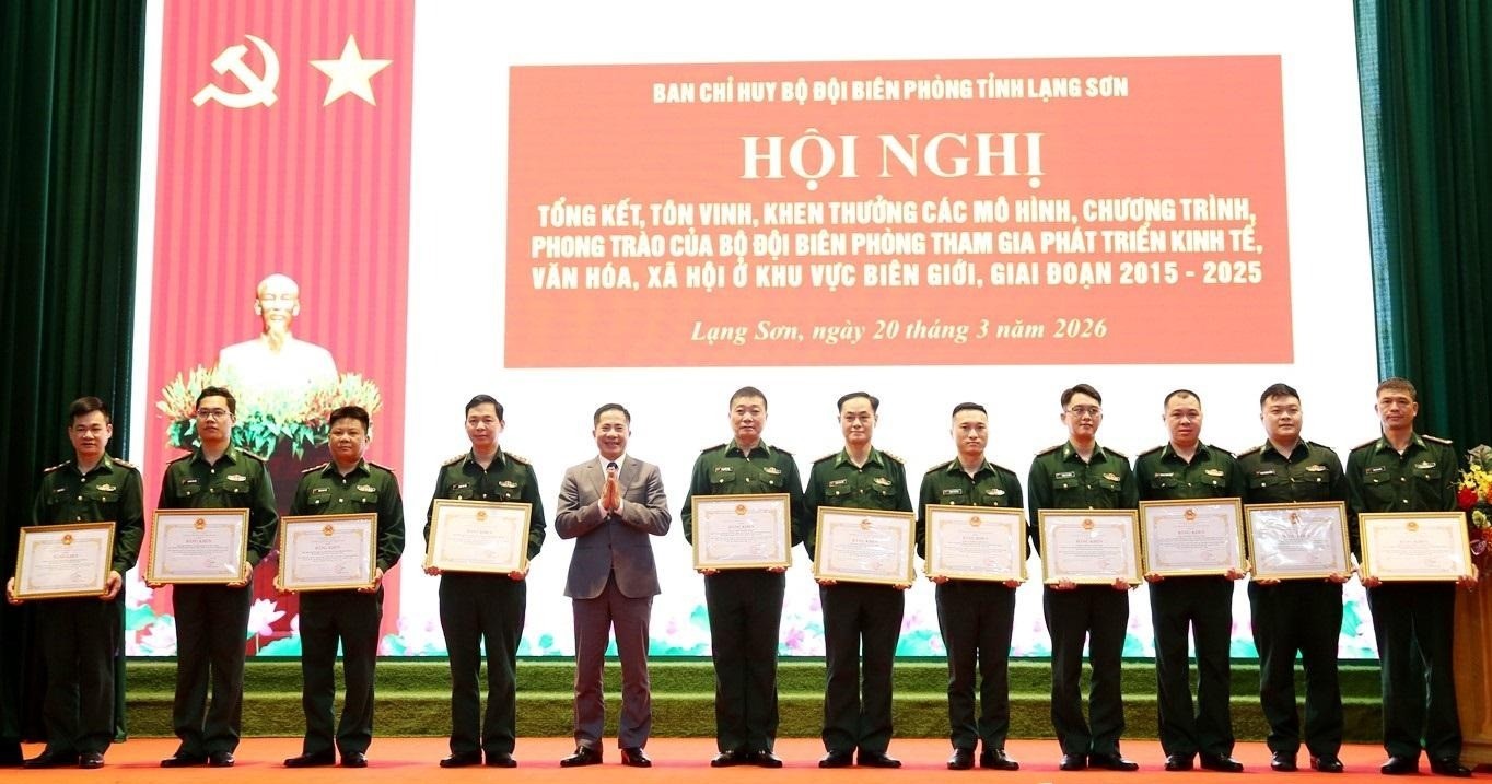Tổng kết 10 năm chương trình, phong trào của Bộ đội Biên phòng Lạng Sơn ở vùng biên