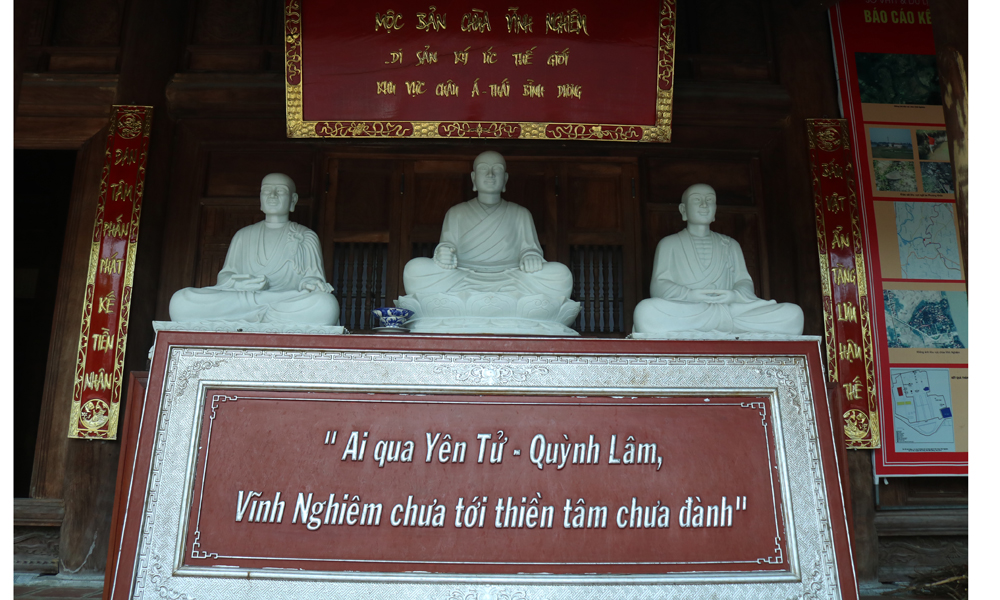 Tour 2: Xuất ph&aacute;t tại Thư viện Bắc Ninh số 2 (phường Kinh Bắc) đến tham quan di t&iacute;ch quốc gia đặc biệt ch&ugrave;a Vĩnh Nghi&ecirc;m (phường T&acirc;n An).