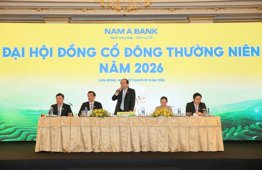 Nam A Bank, m&atilde; CK: NAB) vừa tổ chức Đại hội đồng cổ đ&ocirc;ng thường ni&ecirc;n năm 2026, th&ocirc;ng qua nhiều nội dung quan trọng li&ecirc;n quan đến chiến lược ph&aacute;t triển, cơ cấu tổ chức v&agrave; kế hoạch tăng vốn