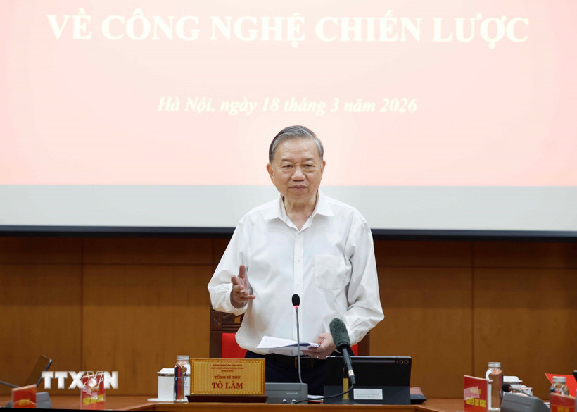 Thông báo Kết luận của Tổng Bí thư tại Phiên họp chuyên đề công nghệ chiến lược