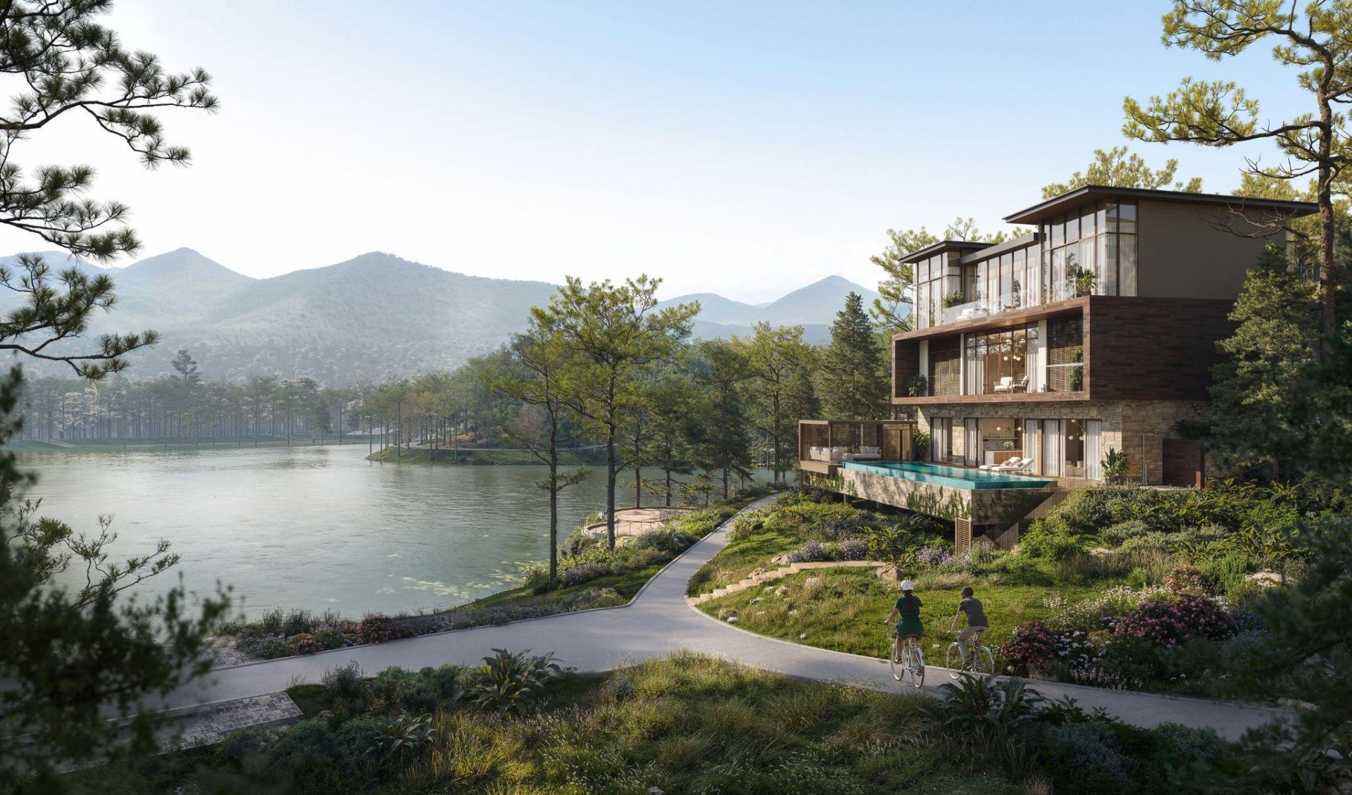 Lakeside Residences: Kiến trúc tinh tuyển giữa cảnh quan thung lũng đa tầng