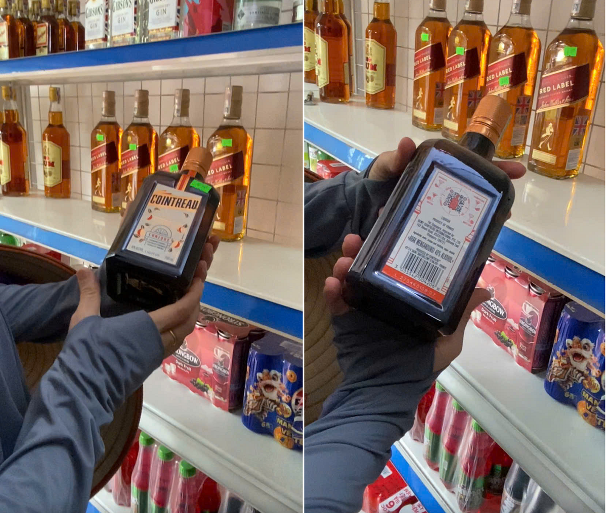 Rượu ngoại kh&ocirc;ng r&otilde; đơn vị nhập khẩu