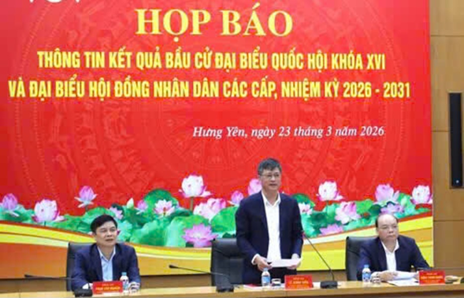 Hưng Yên: Công bố kết quả bầu cử ĐBQH khóa XVI và HĐND các cấp