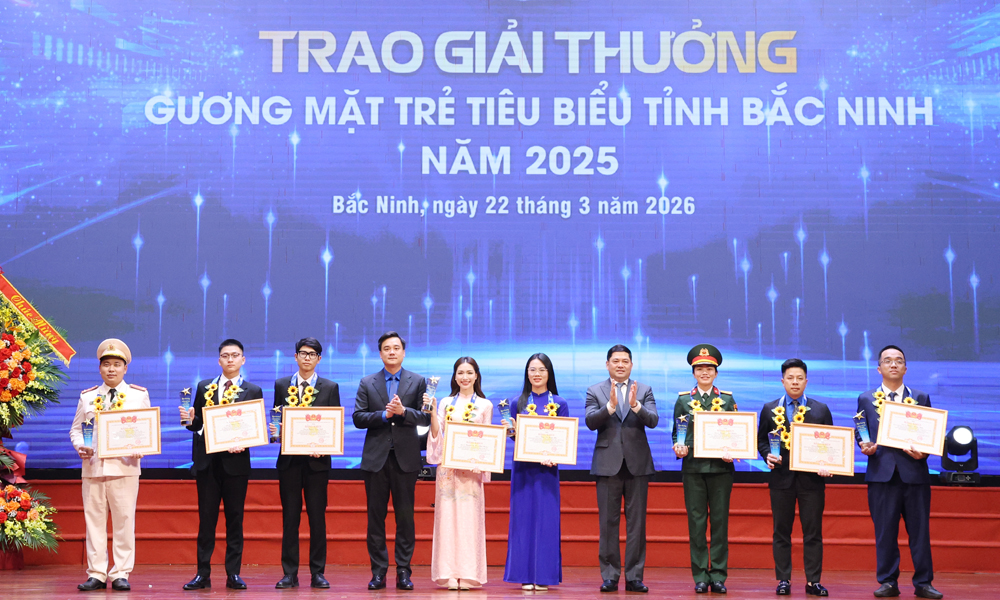 Bắc Ninh tuyên dương cán bộ Đoàn tiêu biểu