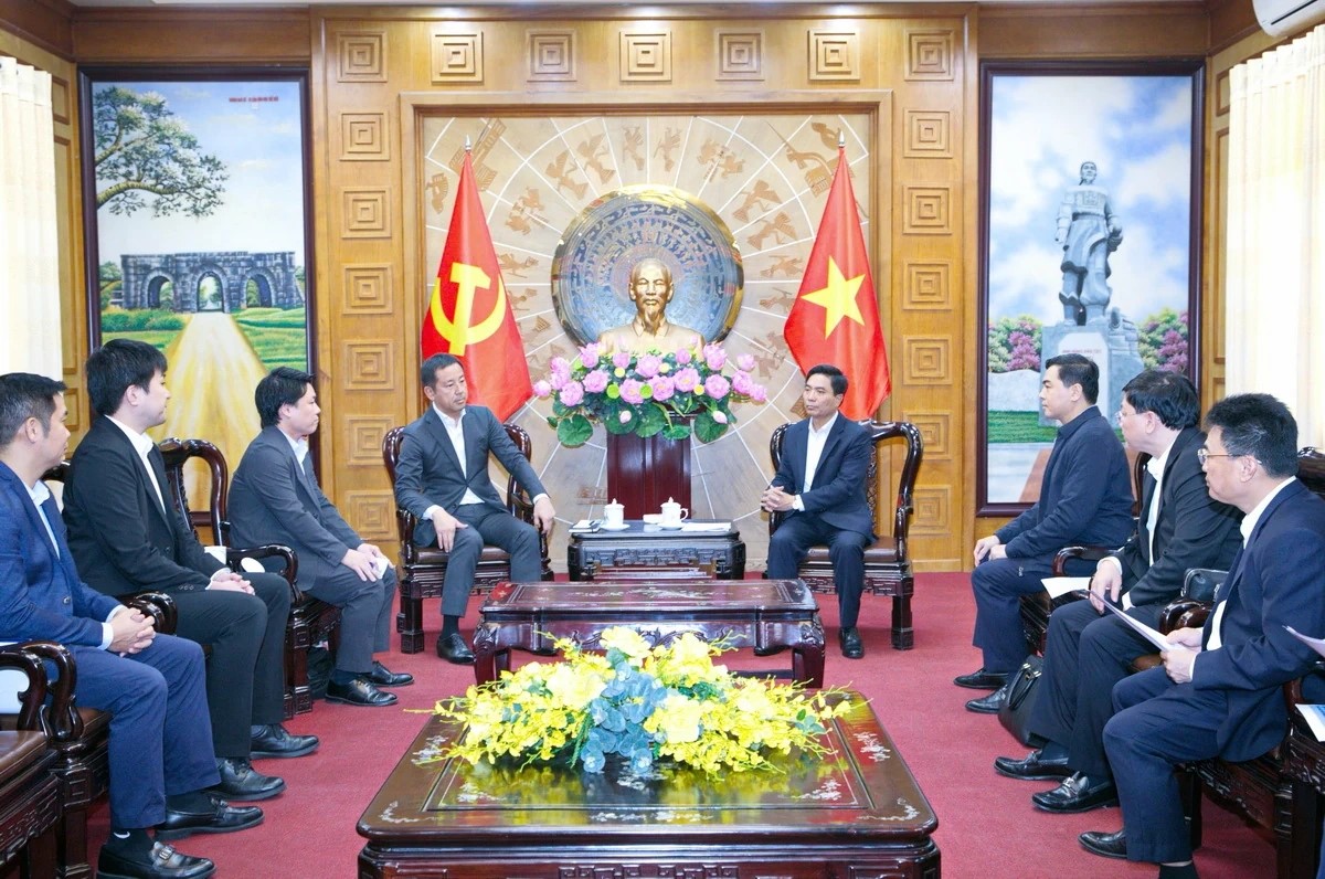 B&iacute; thư Tỉnh ủy Nguyễn Do&atilde;n Anh tiếp x&atilde; giao Đo&agrave;n c&ocirc;ng t&aacute;c Tập đo&agrave;n Sumitomo (Nhật Bản)