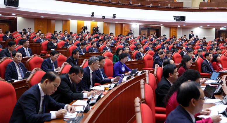 Theo chương trình, Hội nghị làm việc đến ngày 27/3/2026 - Ảnh: VGP/Đức Tuân Theo chương trình, Hội nghị làm việc đến ngày 27/3/2026 - Ảnh: VGP/Đức Tuân