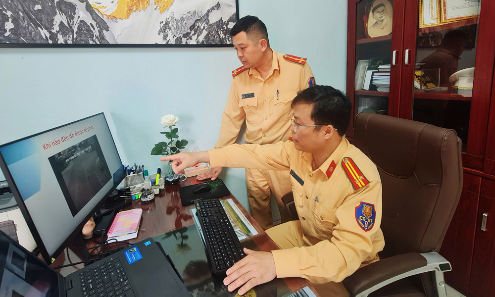 Cảnh sát giao thông Bắc Ninh tuyên truyền an toàn giao thông trên nền tảng số