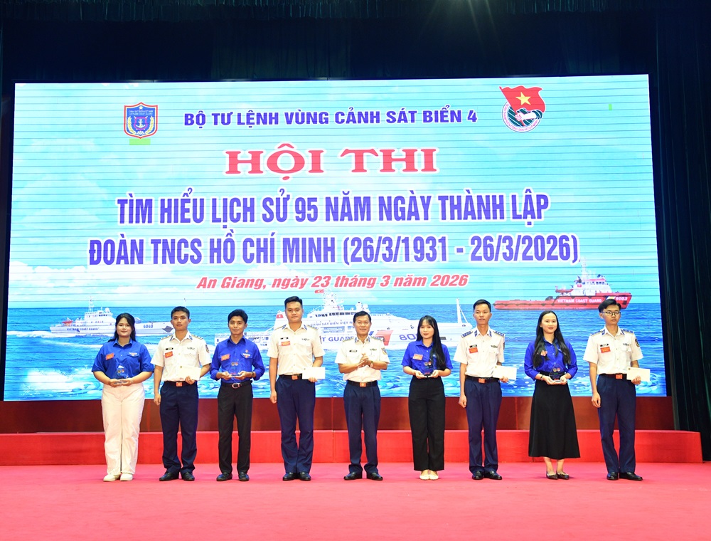 Tuổi trẻ Bộ Tư lệnh Vùng Cảnh sát biển 4: Sôi nổi Hội thi “95 năm rạng rỡ tên Đoàn”