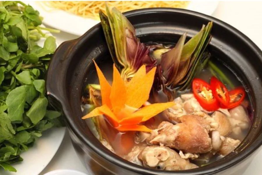 Khám phá món canh atiso hầm giò heo - Đặc sản từ xứ sở mờ sương