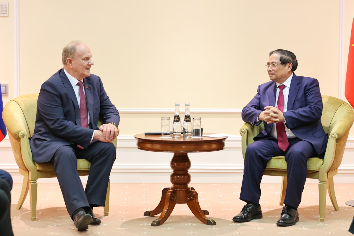 Thủ tướng Phạm Minh Ch&iacute;nh cho biết, Đảng Cộng sản Việt Nam lu&ocirc;n coi trọng quan hệ hữu nghị truyền thống tốt đẹp với Đảng Cộng sản Li&ecirc;n bang Nga