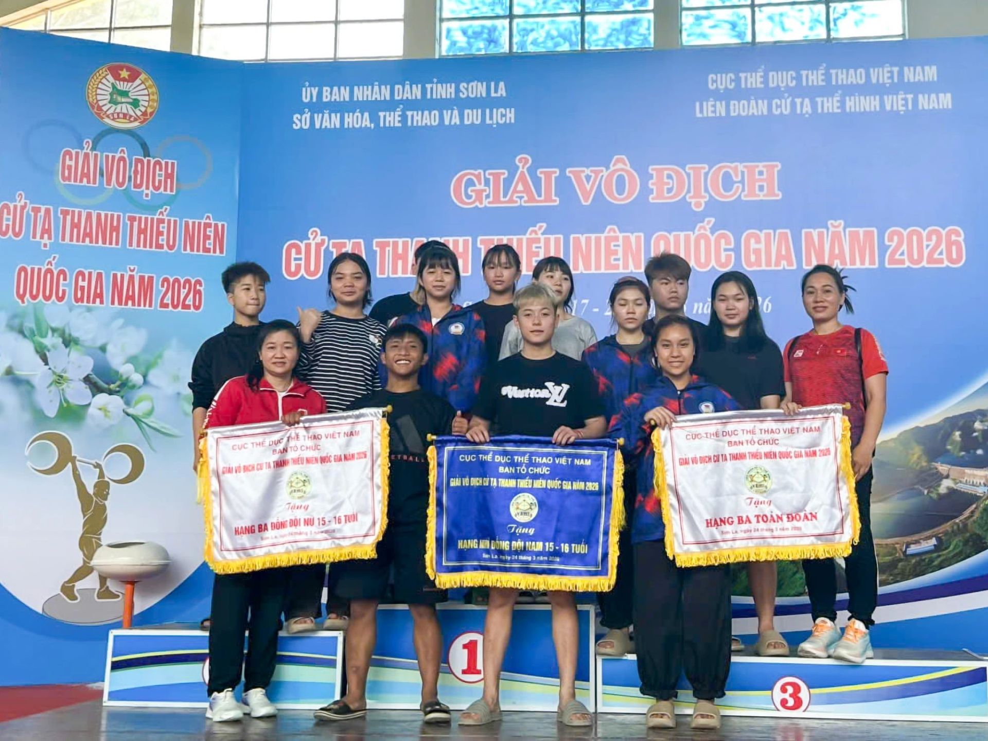 Cử tạ Thanh Hóa giành hạng Ba toàn đoàn Giải Vô địch thanh thiếu niên quốc gia 2026