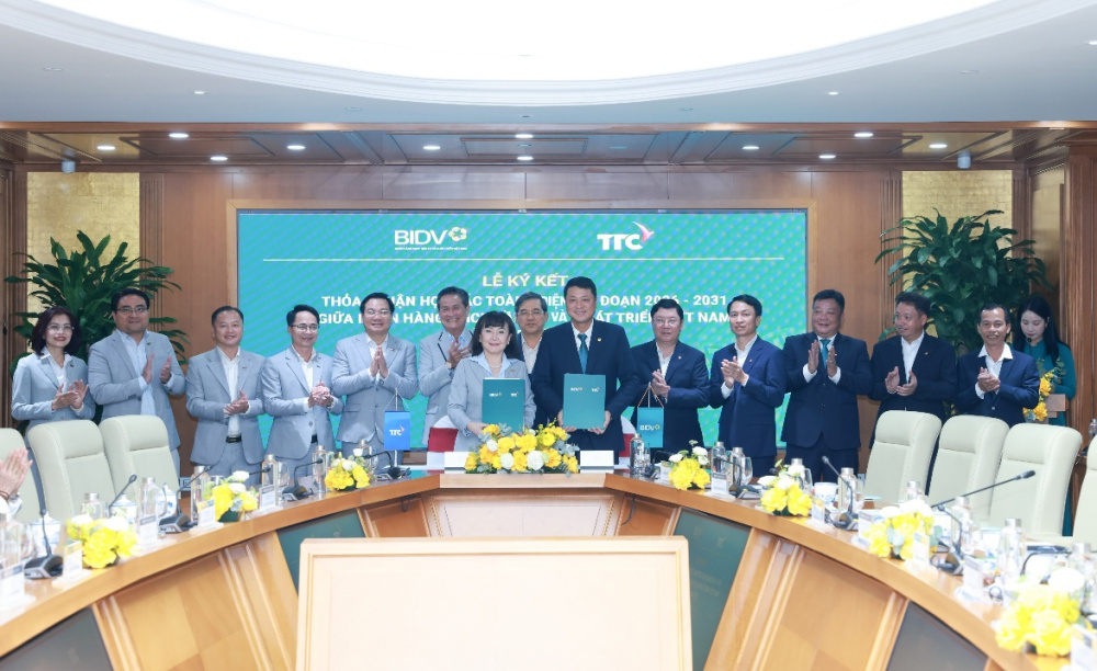 TTC và BIDV tăng cường hợp tác, thúc đẩy phát triển bền vững