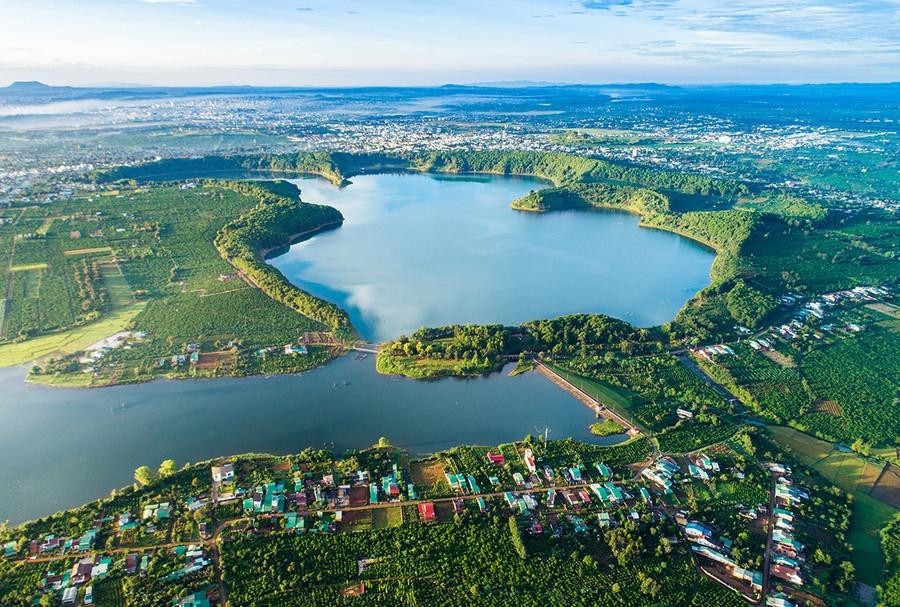 Biển Hồ Pleiku được v&iacute; như 