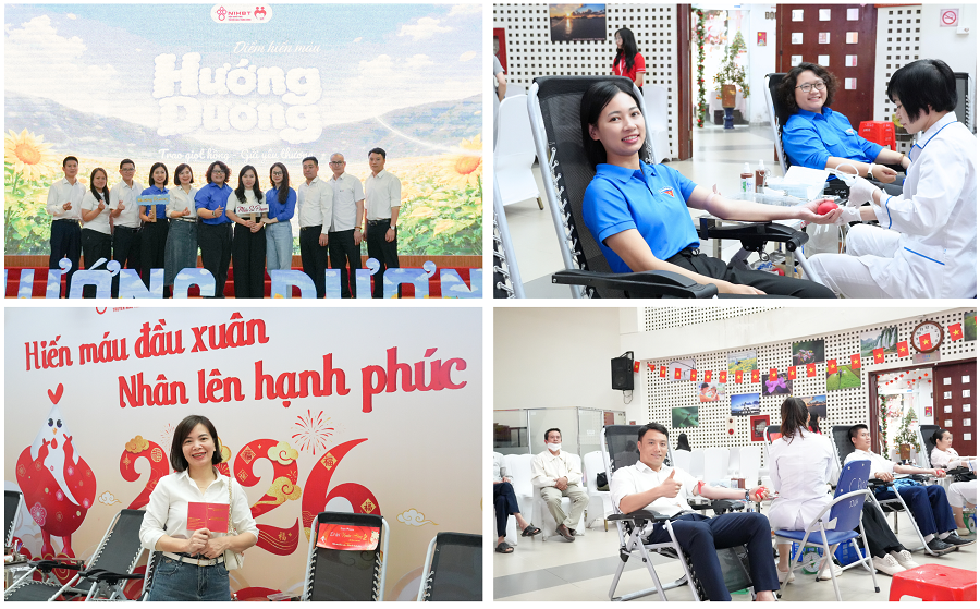 C&aacute;n bộ c&ocirc;ng nh&acirc;n vi&ecirc;n v&agrave; đo&agrave;n vi&ecirc;n NPSC tham gia hiến m&aacute;u t&igrave;nh nguyện
