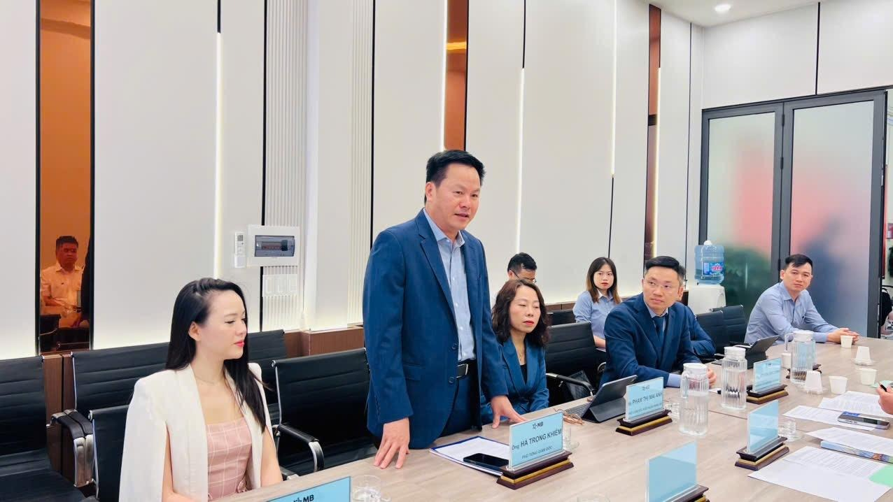 &Ocirc;ng H&agrave; Trọng Khi&ecirc;m &ndash; Ph&oacute; Tổng Gi&aacute;m đốc MB ph&aacute;t biểu