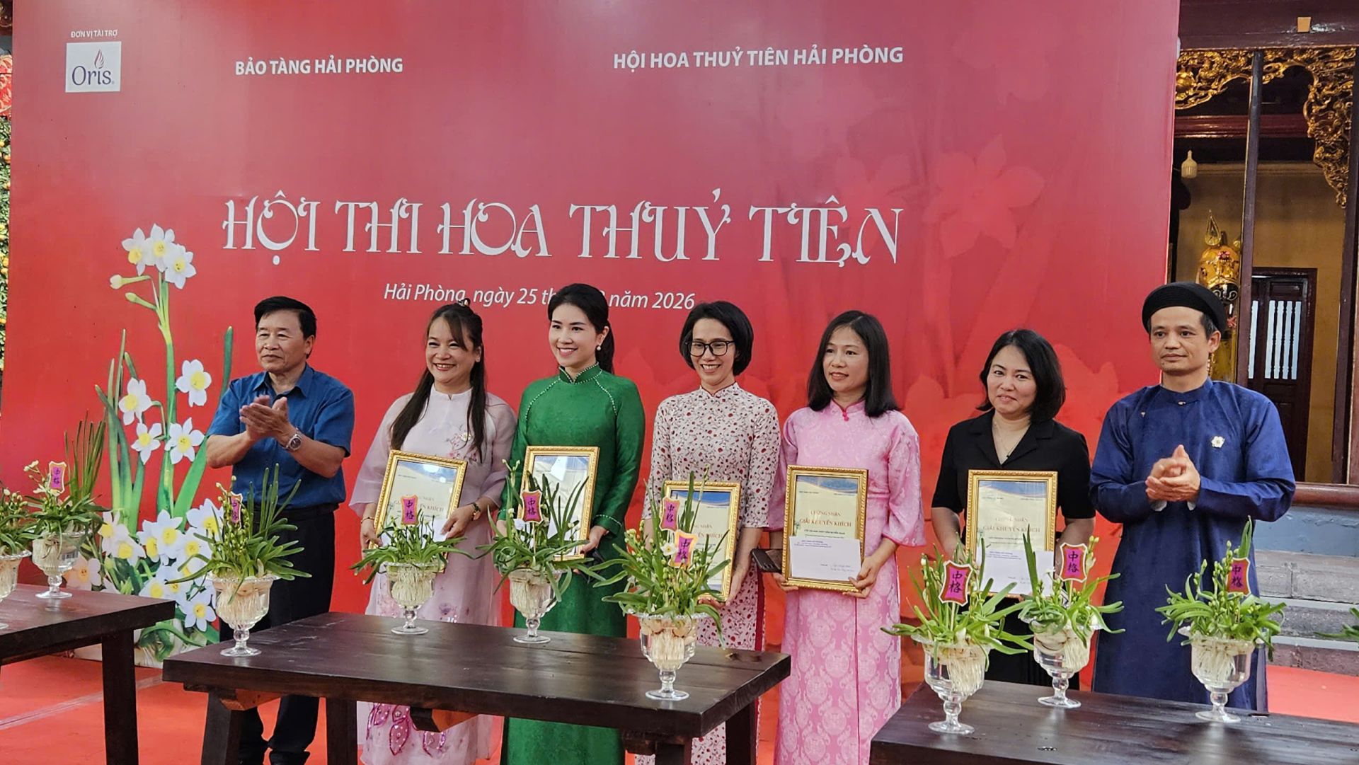Hội thi hoa Thủy Tiên hưởng ứng Lễ hội truyền thống Nữ tướng Lê Chân năm 2026