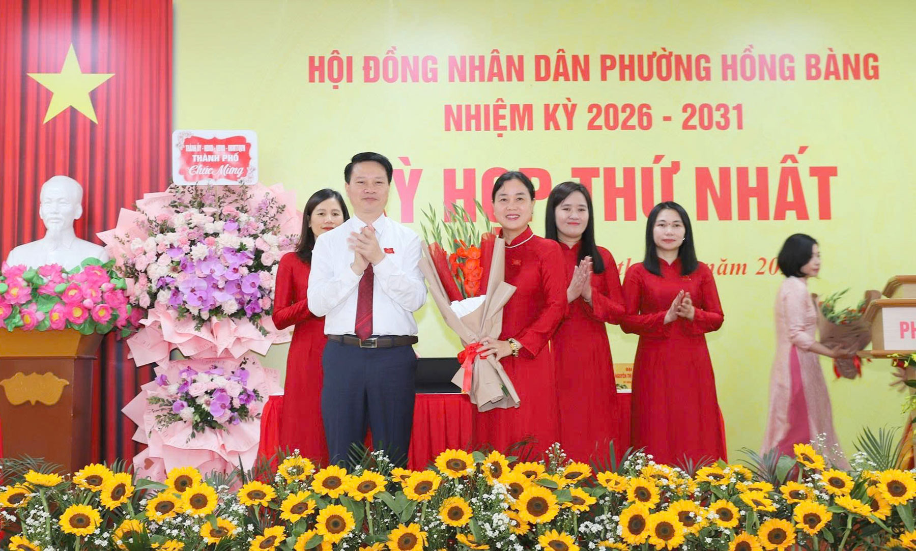 HĐND phường Hồng Bàng kiện toàn lãnh đạo chủ chốt nhiệm kỳ 2026 - 2031