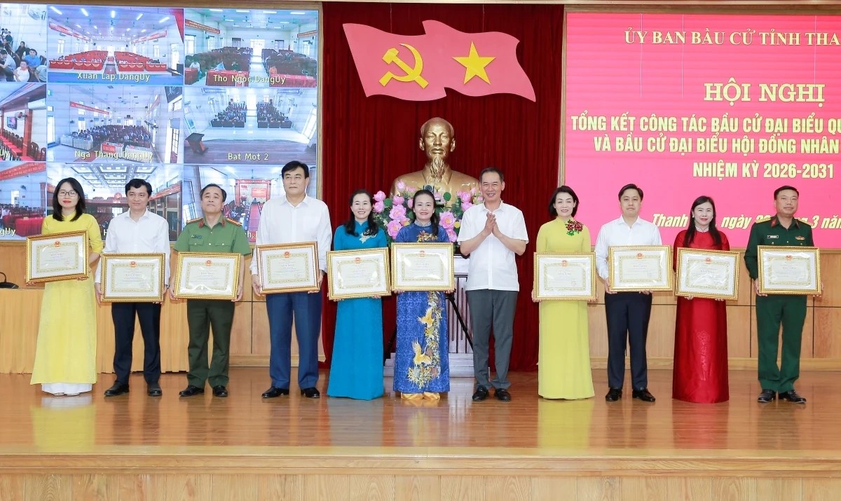 Thanh Hóa tổng kết công tác bầu cử ĐBQH khóa XVI và đại biểu HĐND các cấp nhiệm kỳ 2026-2031